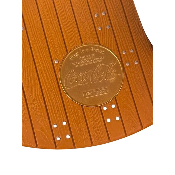 1991 Coca Cola Animated Santa Claus Christmas Decoration 24" Tall With Rotating - Picture 8 of 10